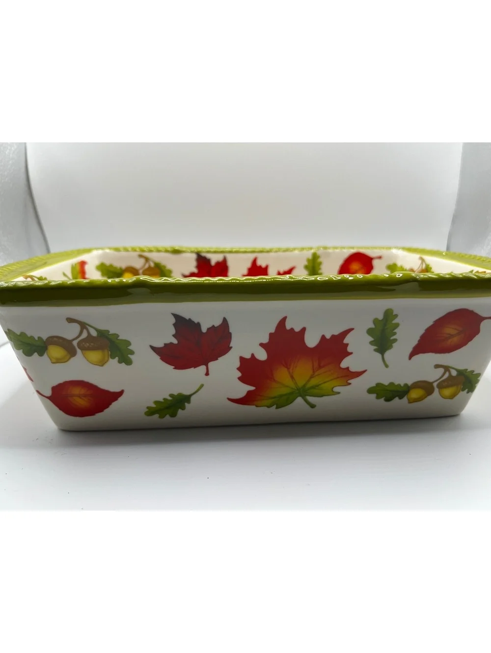 New Temp-Tations by Tara Fall Ceramic Bakeware Loaf Pan Cottagecore Bake Serve